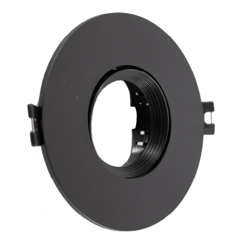 Spot len1 embutir para GU10 redondo plástico 2,5cm diámetro 11cm negro